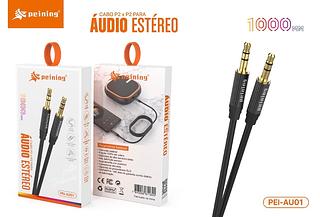 Cabo Auxiliar Para Audio Estéreo P2xp2 1 Metro Original Peining