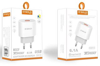 Carregador Fonte Turbo A'gold 6.1a 30w Qc4.0