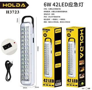 Luz Emergência Saída Luminária 42 Leds Recarregável