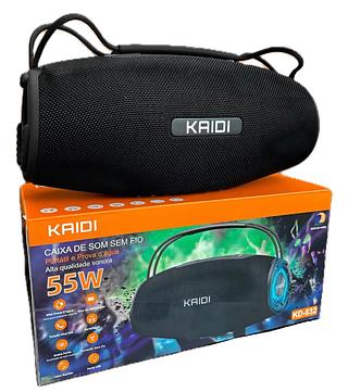 Caixa De Som 55w Grave Potente Bass Boost Portátil