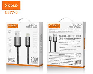 Original Cabo carregamento Turbo 20W USB - iPhone Fast Data 1M