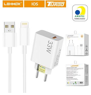 CARREGADOR TUBRO POWER 33W iPhone Lehmox