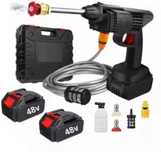 Lavadora Jato Portátil Recarregável Com 2 Baterias 48v +Maleta