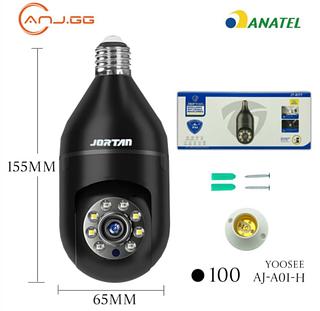 ￼Câmera de segurança a Prova D'água sem fio gira 360 com app Yousee full HD visão notturna