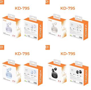 Fone De Ouvido Bluetooth P/ Celular Sem Fio Kaidi Tws Kd-795