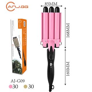 ￼Chapinha Triondas Ondulador Formador Triplo 25mm Modelador de Cachos Onda Cabelo Bivote（110v-220v）
