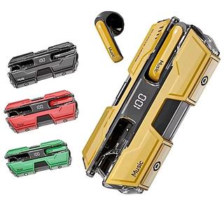 Fone De Ouvido Bluetooth 5.3 HIFI Estéreo Sem Fio Earbud Com Microfone HD Redução De Ruído Esportivo