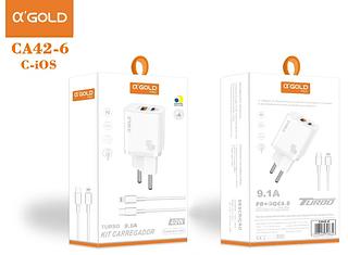 Carregador iphone11/12/13 typec para iphone 9.1a 40w