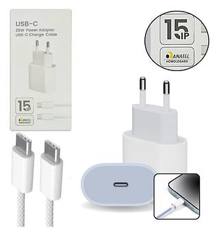 Carregador 35w Cabo Para iPhone 15 Pro Max Usbc Tipo C
