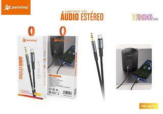 Cabo De Áudio Adaptador Tipo C Para Aux 3.5 Mm Peining