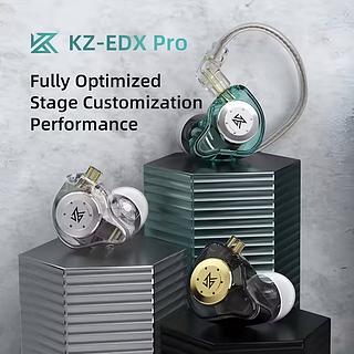 FONE KZ EDX PRO COM MICROFONE - ORIGINAL LACRADO