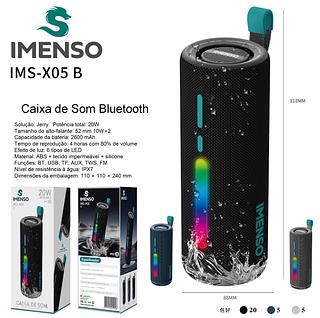 Caixa de Som Imenso Bluetooth 20W IPX7 Prava agua