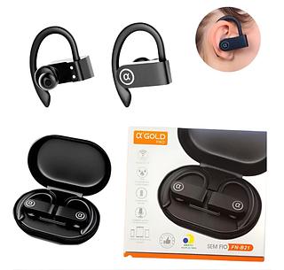 Fone Bluetooth A'gold Tws Fn-b21 Sem Fio Com Estojo Preto