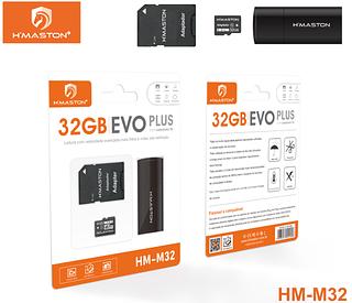 ￼Cartão de Memória Micro Sd 32Gb Original com Adaptador Sd para Celular Notebook Filmadora-HMASTON