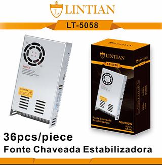 Fonte Chaveada 12v 50a 600w Bivolt Som Automotivo Cftv Led