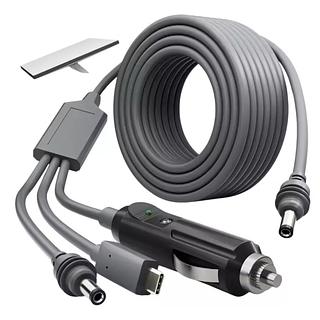 ￼Cabo Carregador Mini Starlink 12v/24v para Carro 3 Entradas 2 Metros