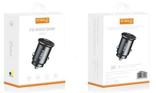 ￼Carregador Veicular Turbo 4.0 A'Gold 1 Saída USB Universal 20w