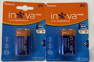 Bateria 9v Alcalina Inova Original Prime Cell-11054 C/1 Unidade