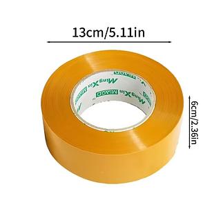 ￼Fita Adesiva Laranja Largura 60mm 300Metros Para Embalar Caixas（54pc✖️12=648reais）