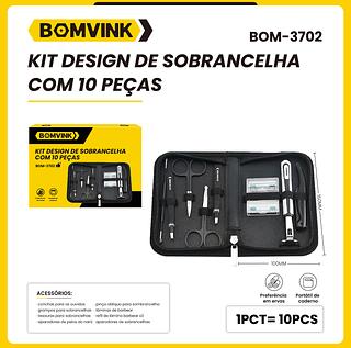 ￼Kit Designer De Sobrancelhas 10 PEÇAS