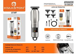 Maquina Barbeador De Cabelo Profissional Visor —HMASTON