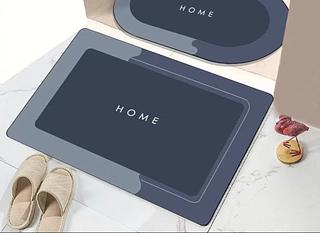 Tapete Banheiro Antiderrapante Absorvente de Secagem Rápida entregar — retângulo（100pc✖️8.3=830reais）