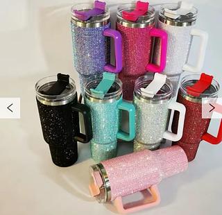 Copo térmico com stras 1200ml nova （caxia30pc✖️45=1350reais）