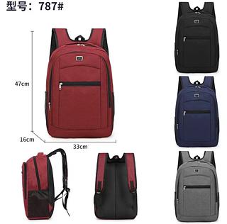 Mochila Unissex Notebook Resistente Água para Viagem ou Escola Compartimento interno acolchoado para Notebook Ming