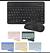 Kit Teclado e Mouse Macaron 10" Sem Fio PC Gamer Wireless