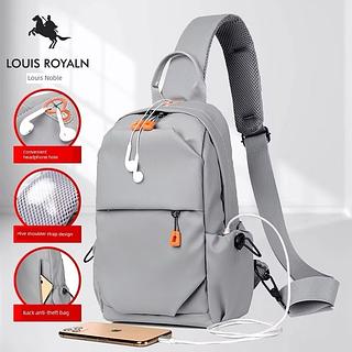 ￼Mochila Transversal Grande Street Wear Bolsa Tiracolo de Ombro