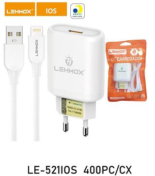carregador rapido 3.1A ios-lehmox 522