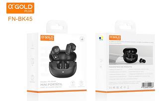 ￼Fone De Ouvido Bluetooth Sem Fio MiniTune EarBuds Wireless Hrebos—AGOLD