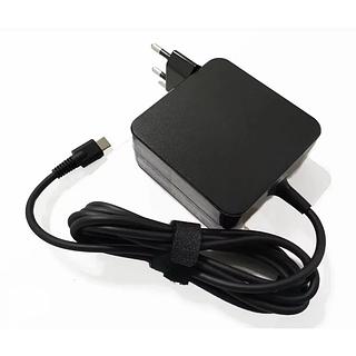 univesao Fonte Carregador P/ Notebook Lenovo Dell Hp 65w Type-c Usb-c