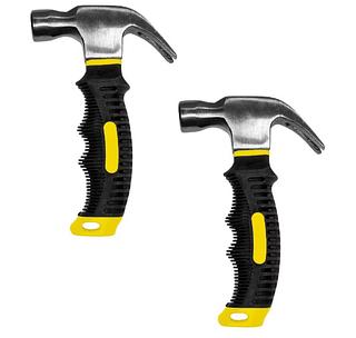 ￼Mini Martelo Pequeno Cabo Emborrachado Martelinho 16cm（bom-1003）