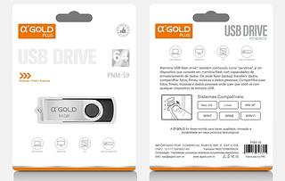 pendriv 64gb original 100% —AGOLD