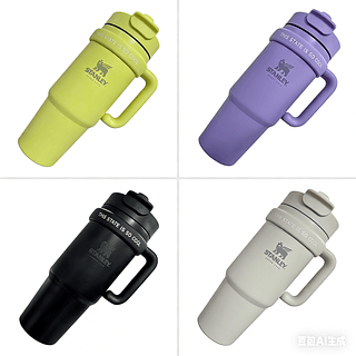 ￼Caneca Jumbo com canudo 1000ml Caneca isolada de aço inoxidável 316 Garrafa de água fria STANLEY