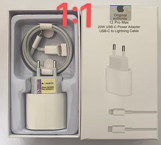 carrecador 20w iphone 12/13 com cobo rapito 1:1