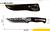 25.5cm Faca Hunt Fulltang Bushcraft Caça Camping Churrasco