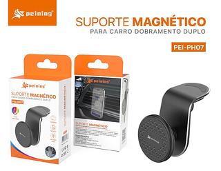 Suporte Magnético Veicular Universal Para Carro Original Peining Preto