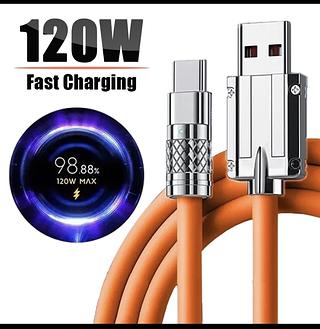 Cabo turbo 120w 6a linha grossa 1.2m—-sem embalagem