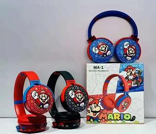Super Mario Fone De Ouvido Bluetooch Dobrável