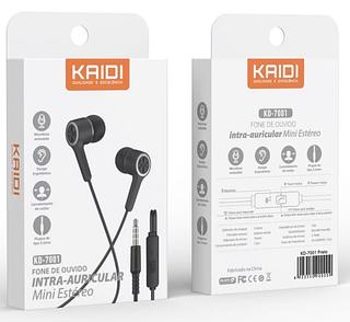 FONE COM MICROFONE KAIDI