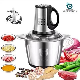 3L Triturador De Alimentos Carne Elétrica Processador Cozinha Envio Imediato 110V