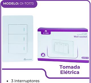 Tomada Elétrica 3 Interruptores