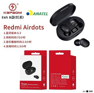 Fone De Ouvido Bluetooth Redmi Air Dots COM VISOR（caxia200pc✖️11.5=2300）