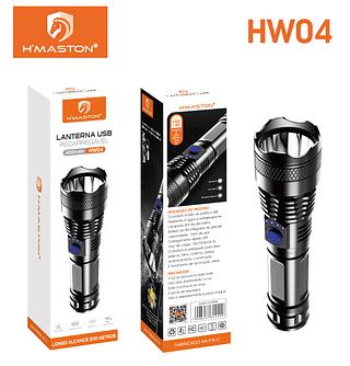 Mini Lanterna Led Usb Recarregável 3 Níveis Ajustáveis