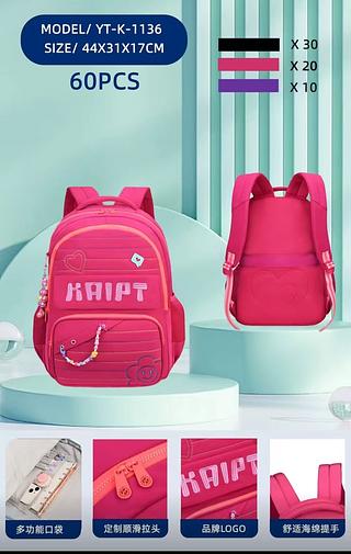 Mochila KPTE Rebecca Bonbon Costas Preta Bolsa Original - Lançamento