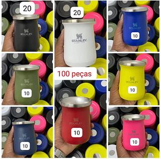 ￼Copo Cuia Térmica Mate Chimarrão Tererê De Aço Inox Café Erva 260ml（caxia100pc✖️13.8=1380 reais）