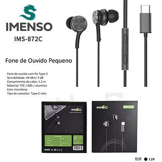 ￼Fone De Ouvido Intra Auricular C/ Fio C/ Mic C/ Type-c