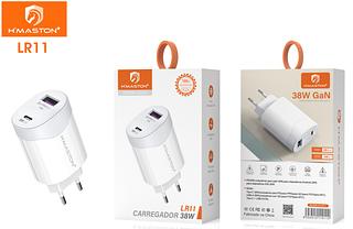 Carregador Turbo Usb-c 38w Lr-11 Para Qualquer Celular Cor Branco